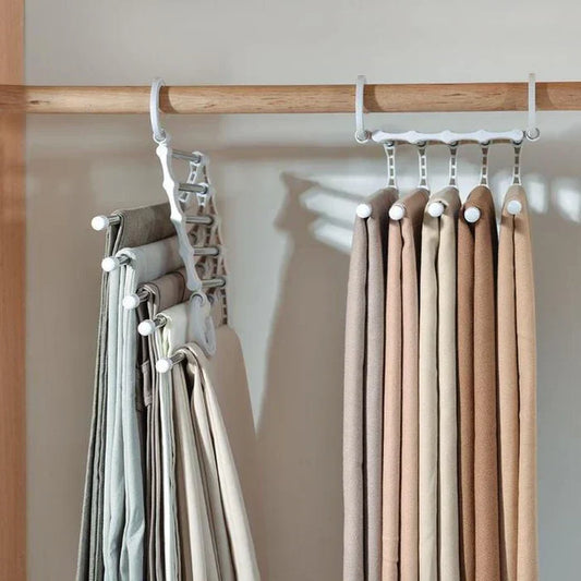 5-IN-1 FOLDABLE HANGER ORGANIZER (BUY 1 GET 1 FREE)